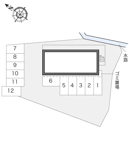 ★手数料０円★横須賀市林４丁目 月極駐車場